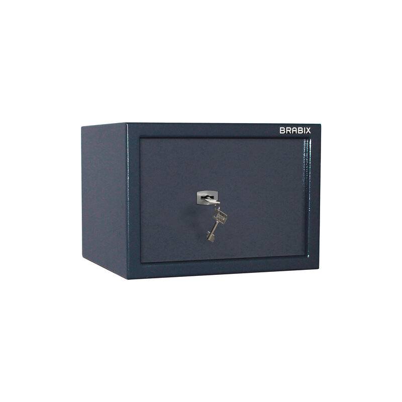 Сейф  "КМ-260", 260х360х290 мм, 13 кг, ключевой замок + полка, крепление к стене, 291165 главное фото