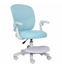 Кресло детское с подставкой для ног  "Toy MG-205", сетка/ткань TW, голубое, 533152
