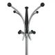 Вешалка-стойка  "CR-848" на мраморном диске, металл, 4+3 крючка, цвет коричневый, 606435. Фото товара с разных ракурсов.