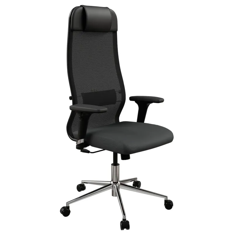 Кресло руководителя ErgoLife Set 11 черный главное фото
