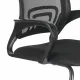 Кресло для приемных и переговорных  "Fly CF-100", черное, 532087. Фото товара с разных ракурсов.